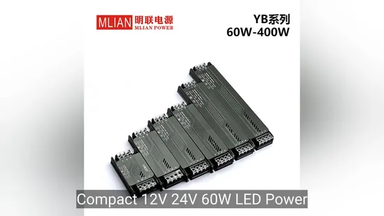Super Slim LED Power Supply Indoor 60W 100W 200W 300W for LED Strips Driver 12V 24V Switching Power Supply 