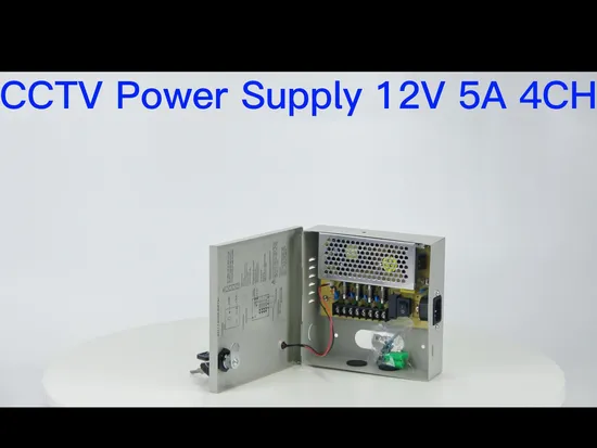 Shampower 12V 5A 4CH Outputs CCTV Switching Power Supply for Security Camera 