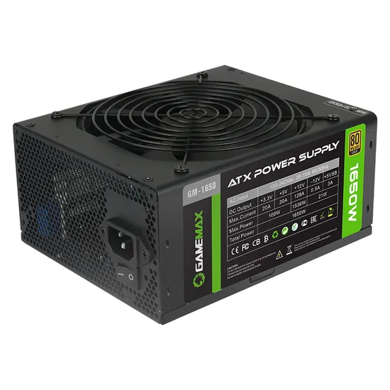 Bitcoin Miner Power Supply 1650W PC PSU 80+ Gold Efficiency 