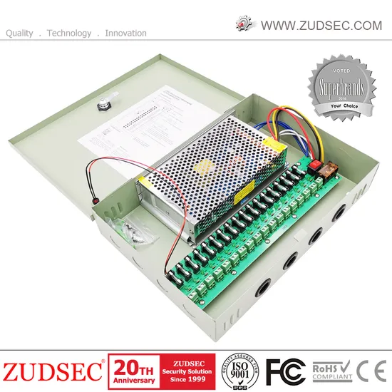12V 18 Channel Centralized Regulated CCTV Surveillance Security Camera Power Supply 