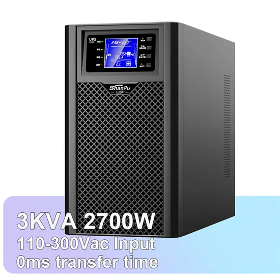 Online Single Phase 3000va 2700W Uninterruptible Power Supply UPS Long Backup Time 12V Input Voltage for Computer 60Hz Frequency 