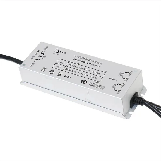 200W OEM ODM Dimmable Street Lighting Constant Current LED Drivers with Surge Protection 