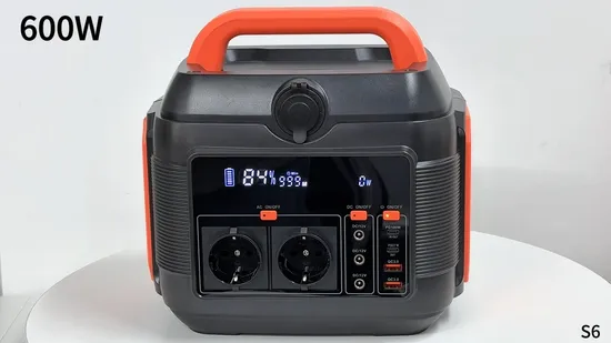 New 600W/160000mAh AC110V 220V Outdoor Camping Energy Storage Solar Power Plant Generator 600W Portable Power Supply 