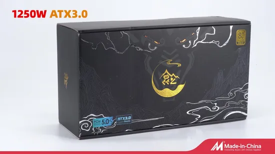 Supports Dual/Quad Core CPU 1250W 80 Plus Gold Certified Active Pfc ATX Gaming Power Supply 